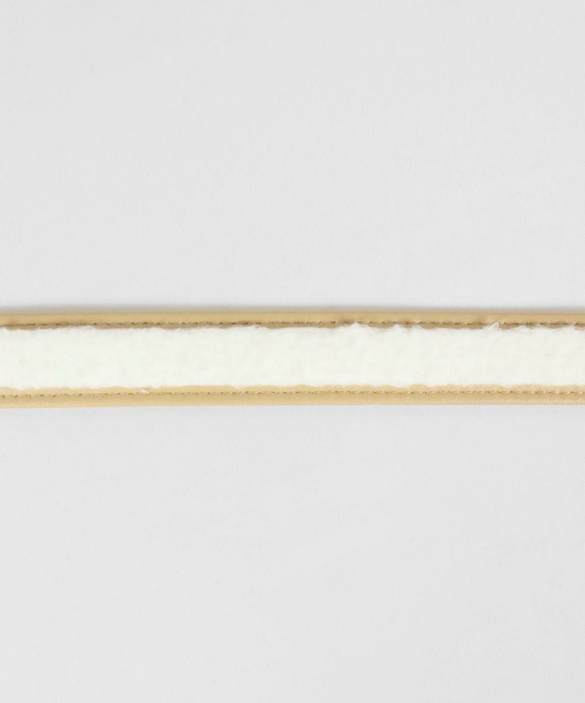 バックル部分（ホワイト×ブラウン）