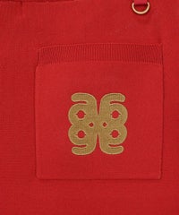 ポケットデザイン部分（レッド）