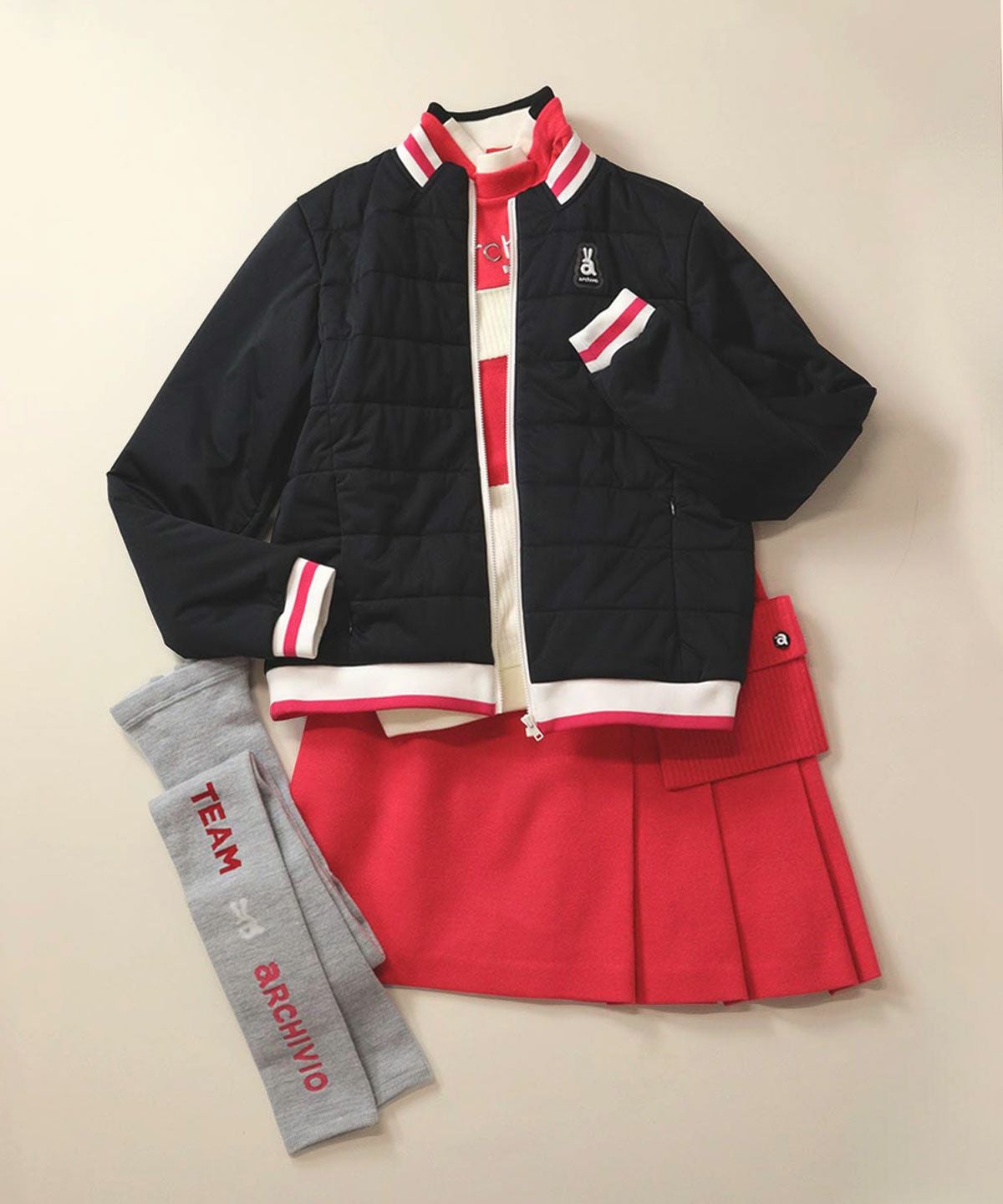 ポシェット付きサイドプリーツスカート|アルチビオ-アウトレット