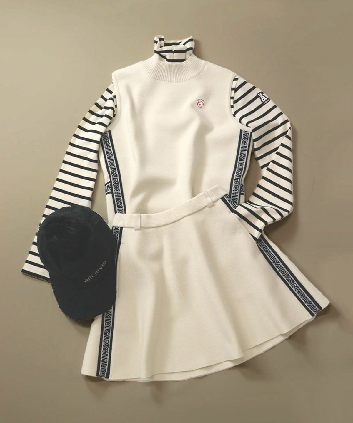 モールニットフレアスカート|アルチビオ-アウトレット- - ゴルフウェア