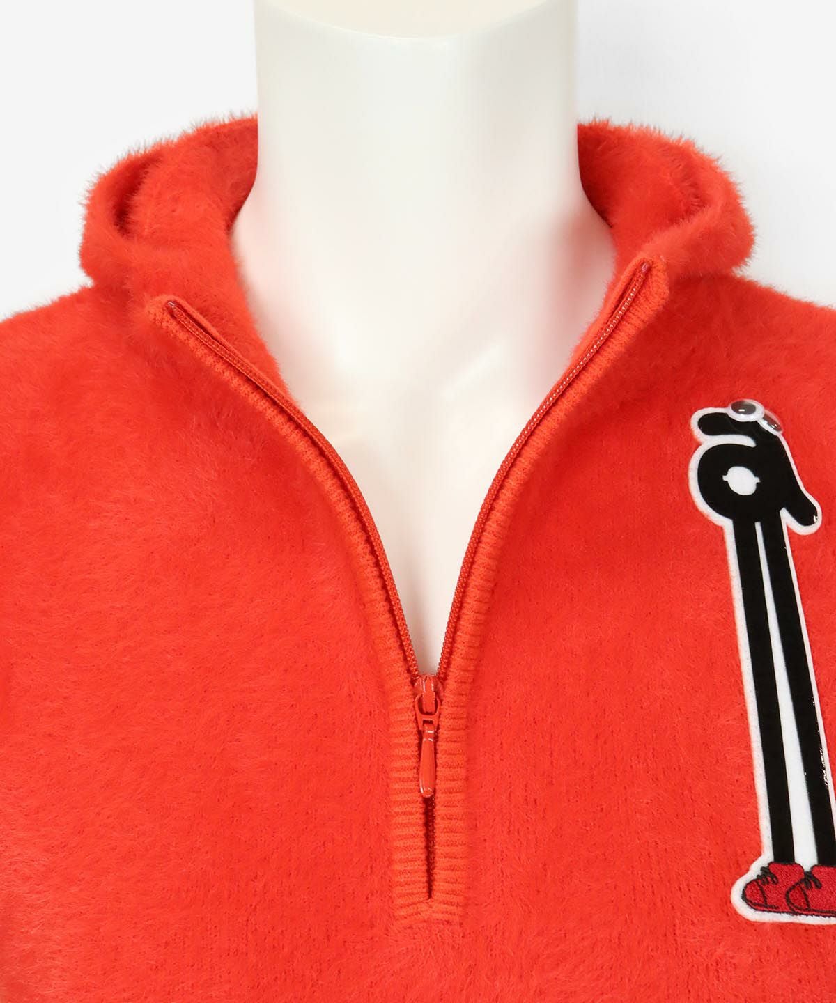 フード付きハーフジップニットベスト|アルチビオ-アウトレット