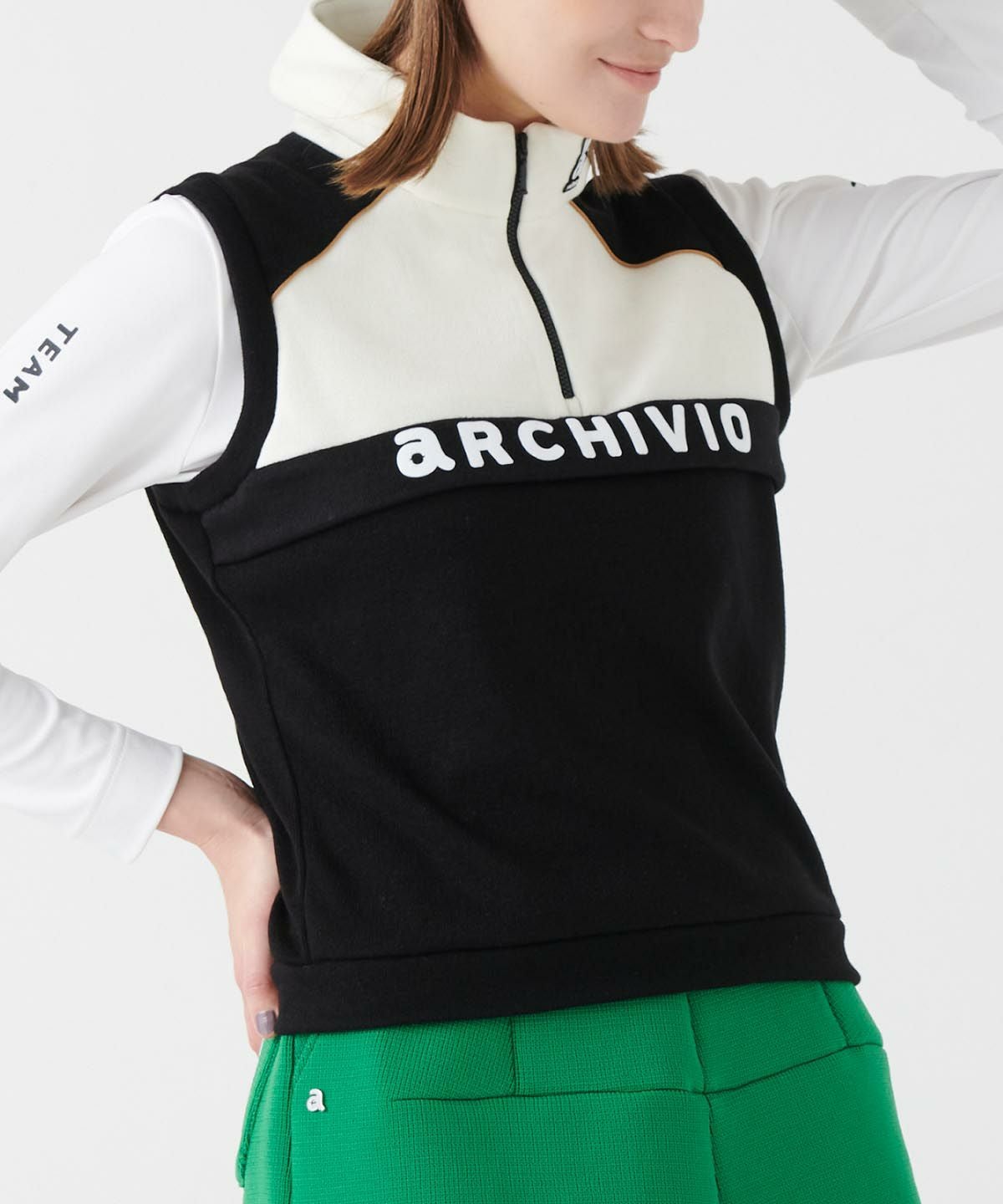 撥水保温配色プルオーバー|アルチビオ-アウトレット- - ゴルフウェアや