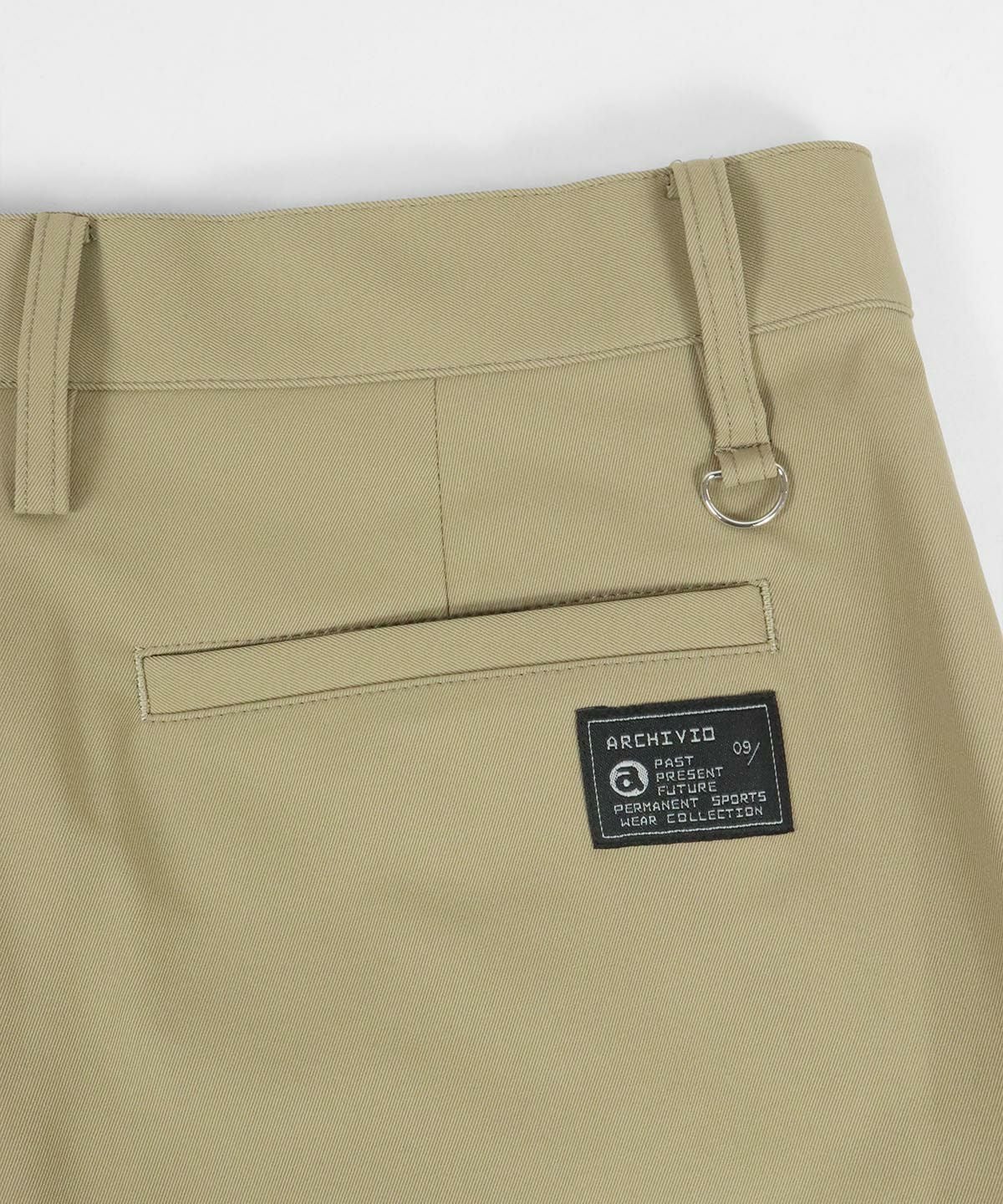  【メンズ】保温素材撥水パンツ（ベージュ）後ろポケット