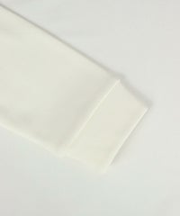 裏起毛ライン切替プルオーバー（ピンク）袖口