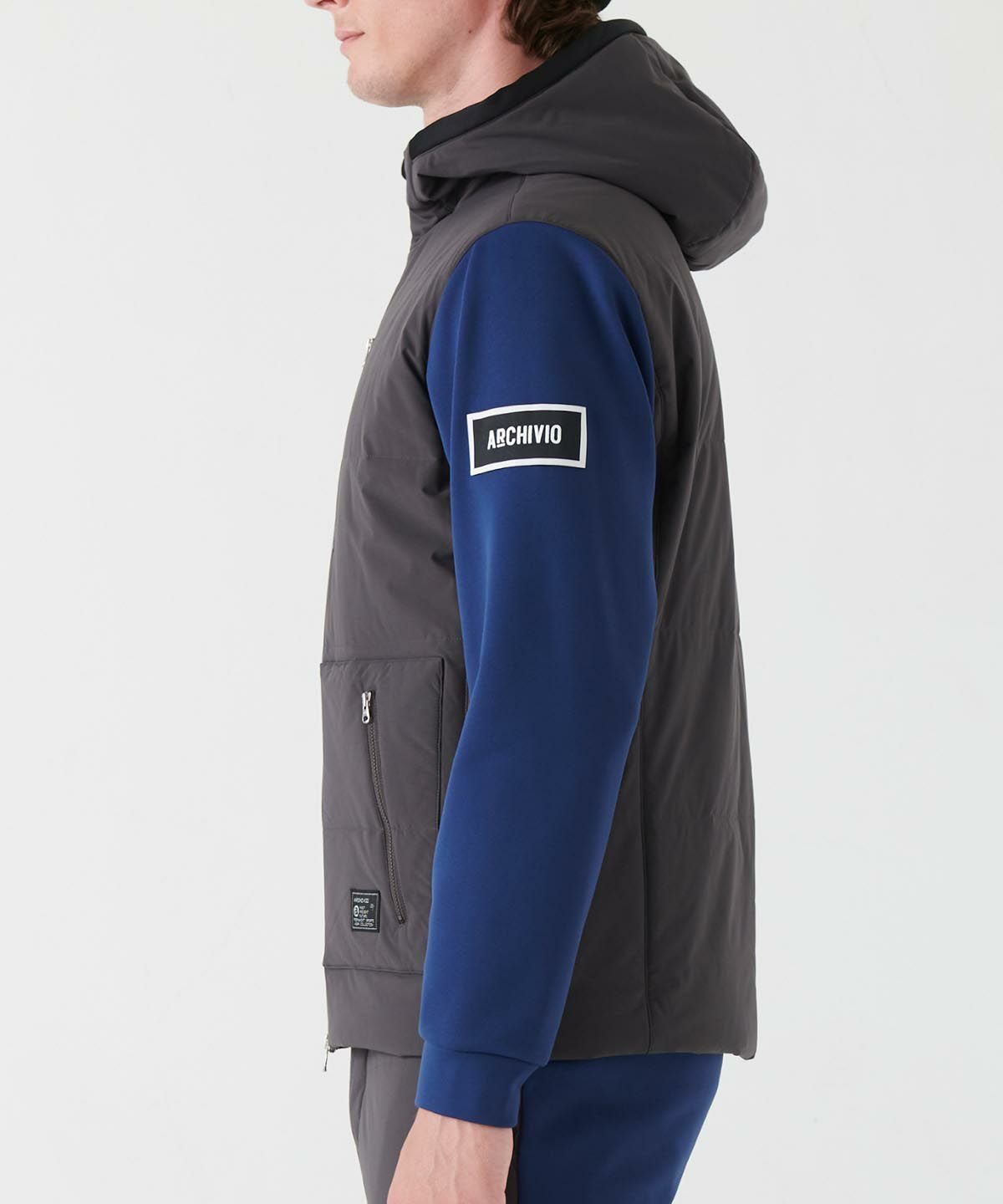 メンズ】フード付き袖切替ブルゾン|アルチビオ-アウトレット- - ゴルフ
