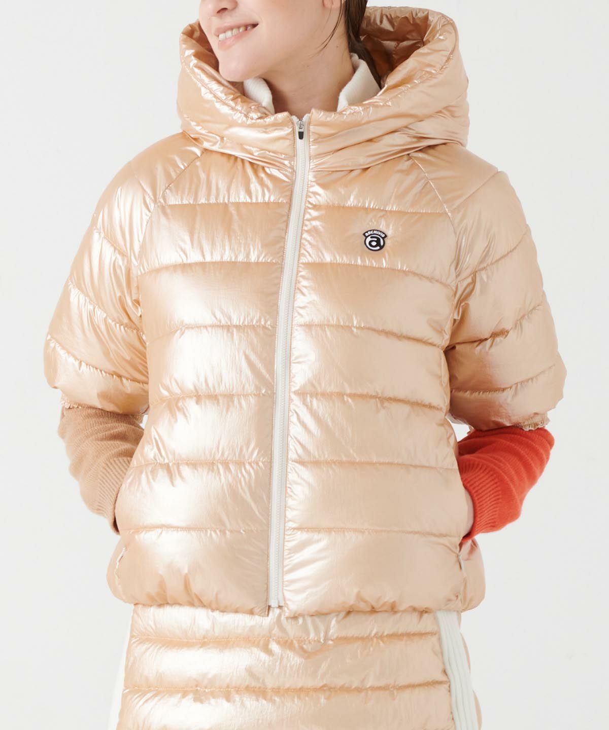 24AW アルチビオ　メタリックキルト保温ブルゾン メタリックキルト保温ブルゾン|アルチビオ-アウトレット- - ゴルフ