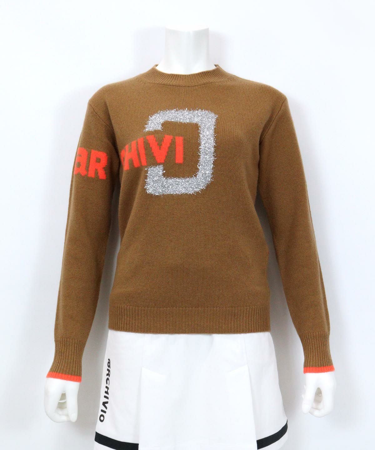 店舗在庫詳細 - カシミヤ100％メタリックロゴニット | アルチビオ
