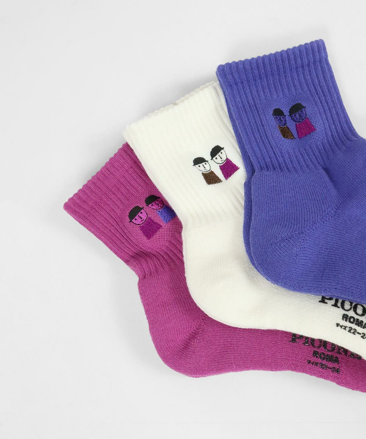 ピコ刺繍リブソックス|スタジオピッコーネ - ゴルフウェアや婦人服通販