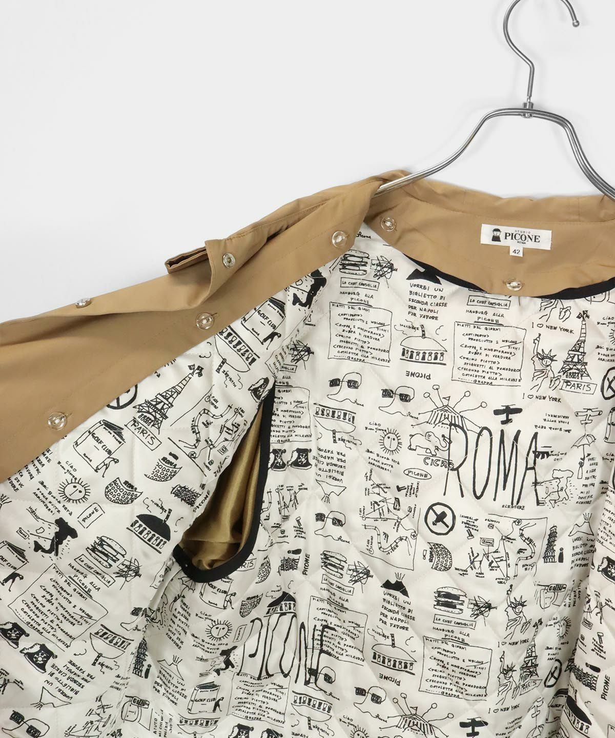 ライナー付き撥水コート|スタジオピッコーネ - ゴルフウェアや婦人服通販