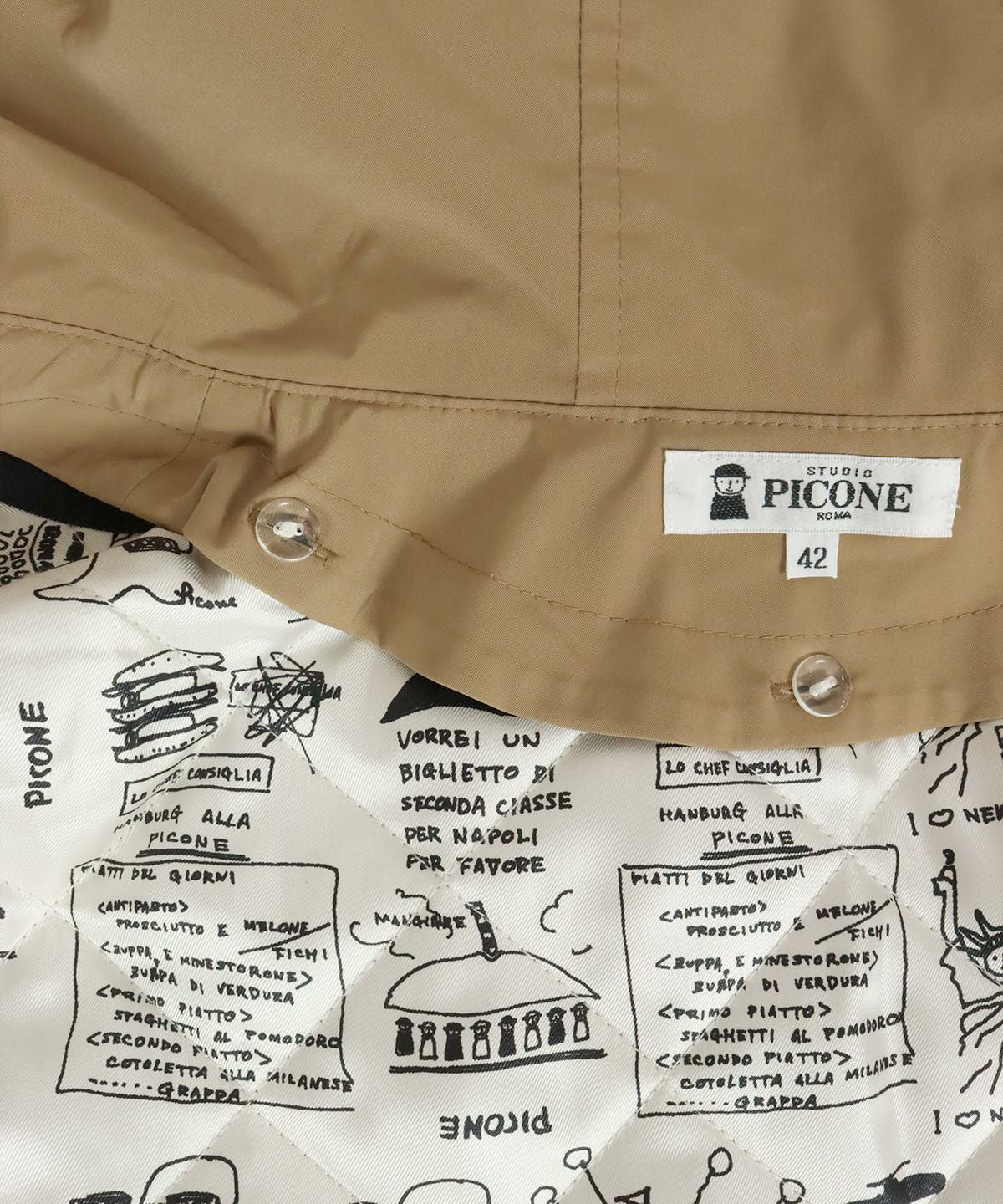 ライナー付き撥水コート|スタジオピッコーネ - ゴルフウェアや婦人服通販