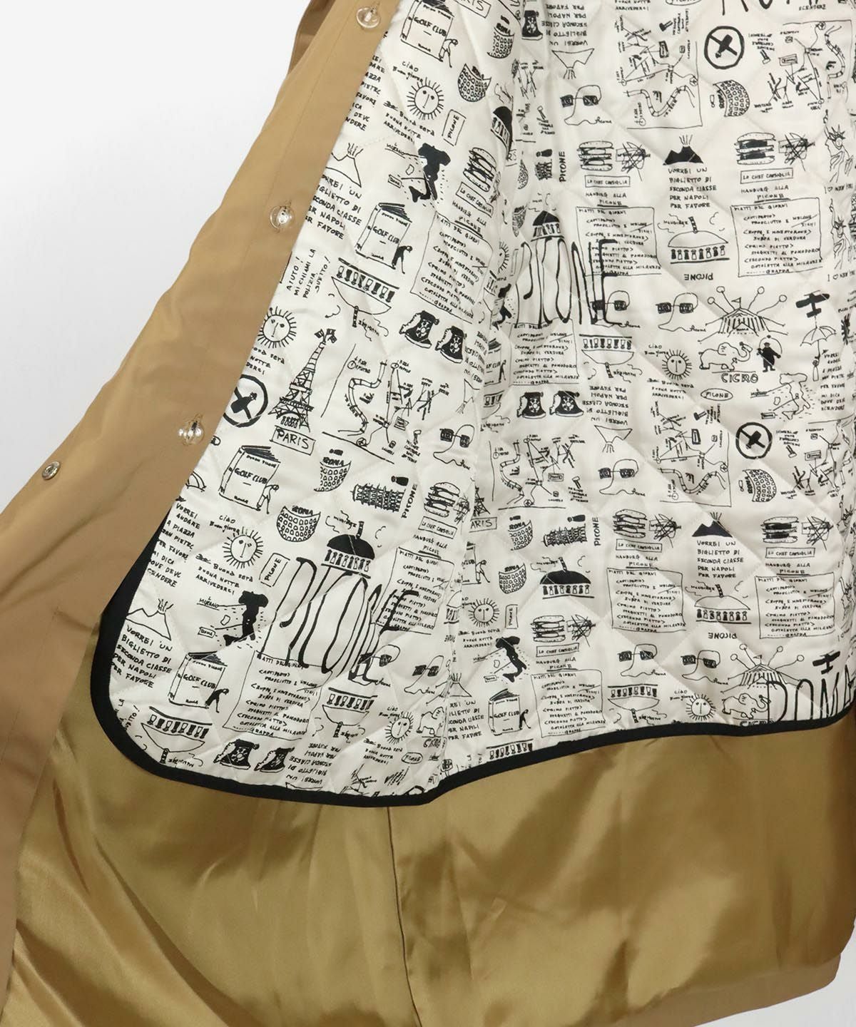 ライナー付き撥水コート|スタジオピッコーネ - ゴルフウェアや婦人服通販