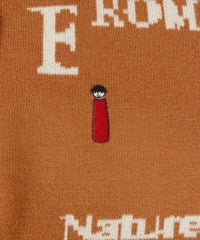 刺繍部分（ブラウン）