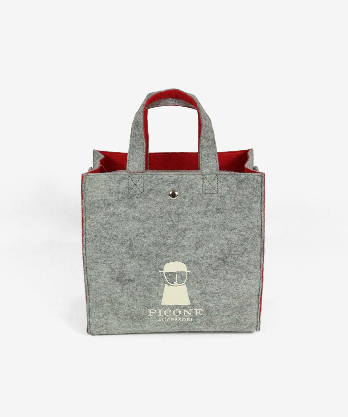 2WAYスクエアショルダーバッグ（グレー）