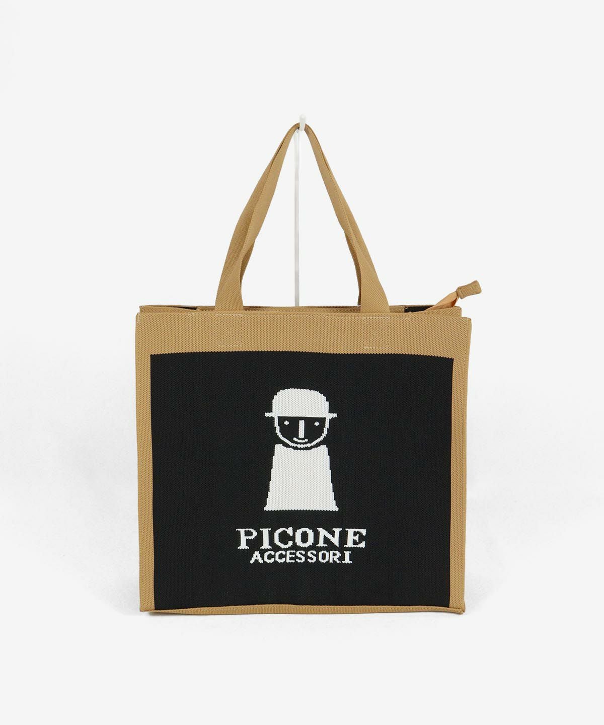 PICONE/ピッコーネ　アンゴラ混セーター　38 司祭モチーフ　バックロゴ ニット素材スクエアバッグ|スタジオピッコーネ - ゴルフウェアや婦人服通販