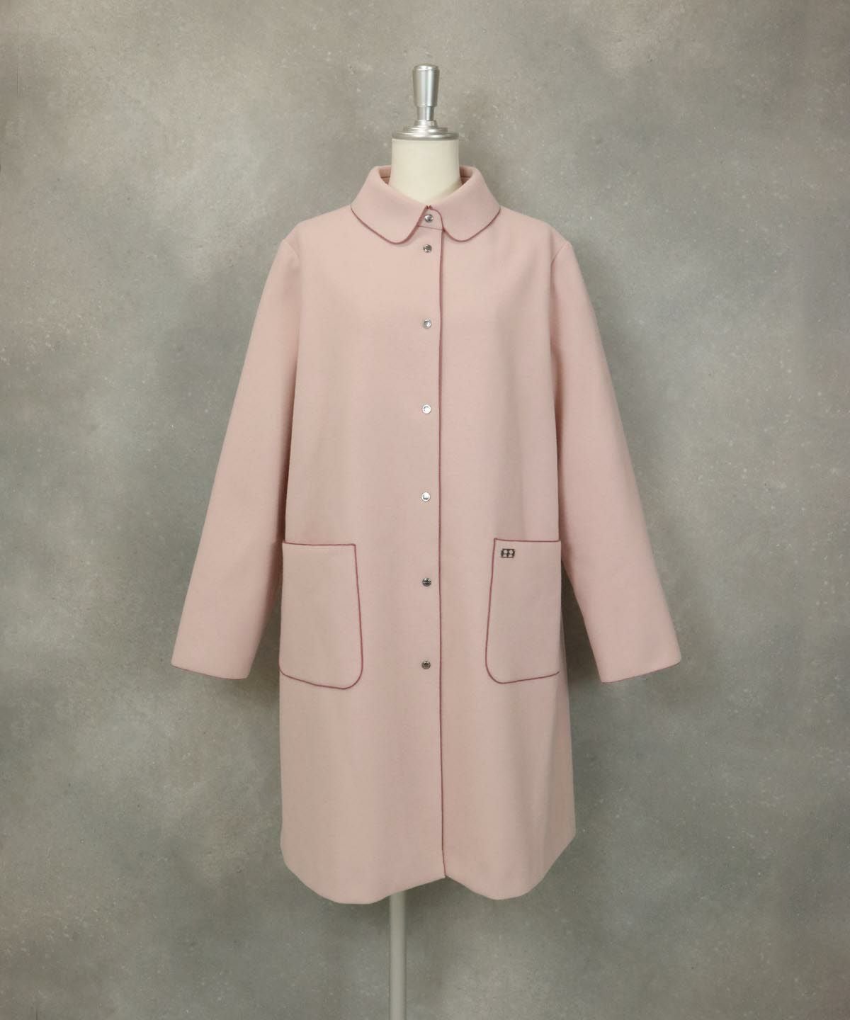 襟付きパイピングコート|スタジオピッコーネ - ゴルフウェアや婦人服通販