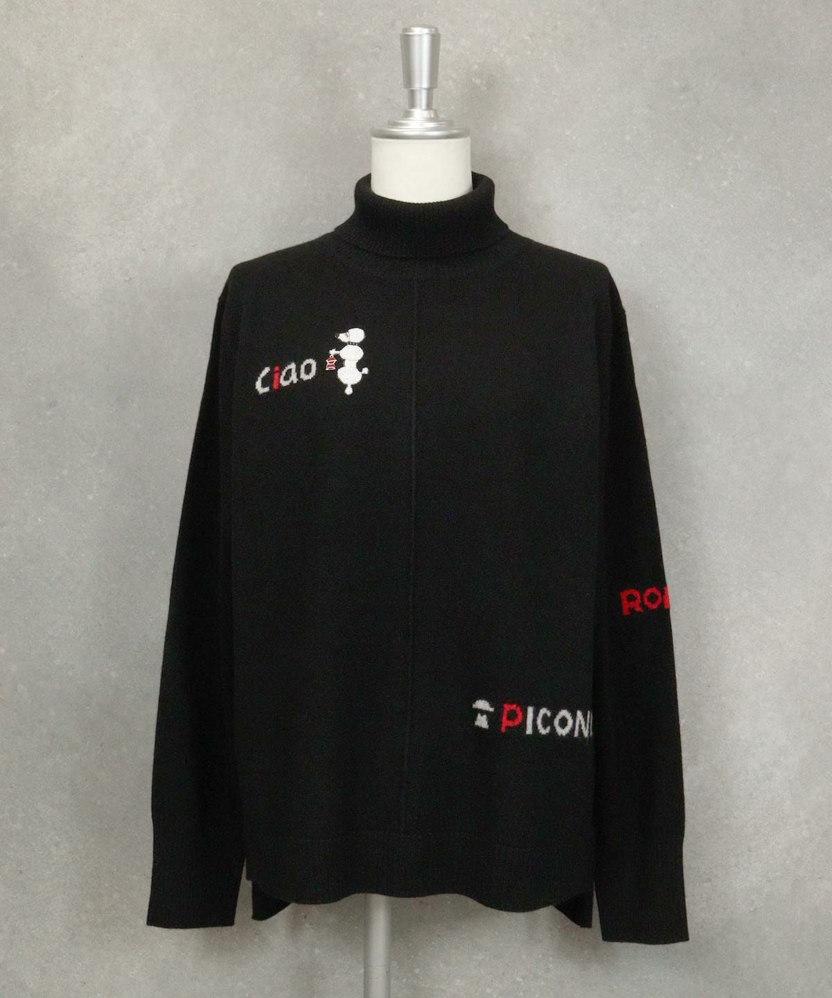 カシミヤ100％ロゴタートルニット|スタジオピッコーネ - ゴルフウェア