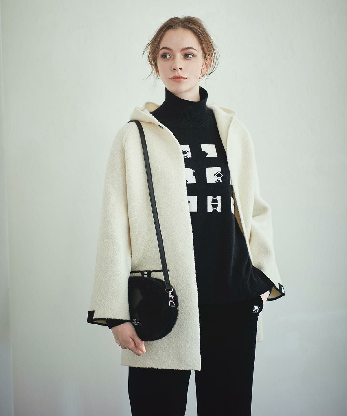 ウール混ニットコート|スタジオピッコーネ - ゴルフウェアや婦人服通販