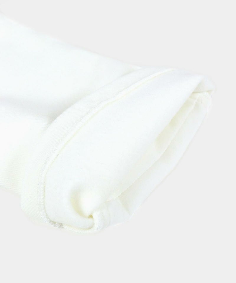 ニット切替中綿パンツ（ホワイト）生地