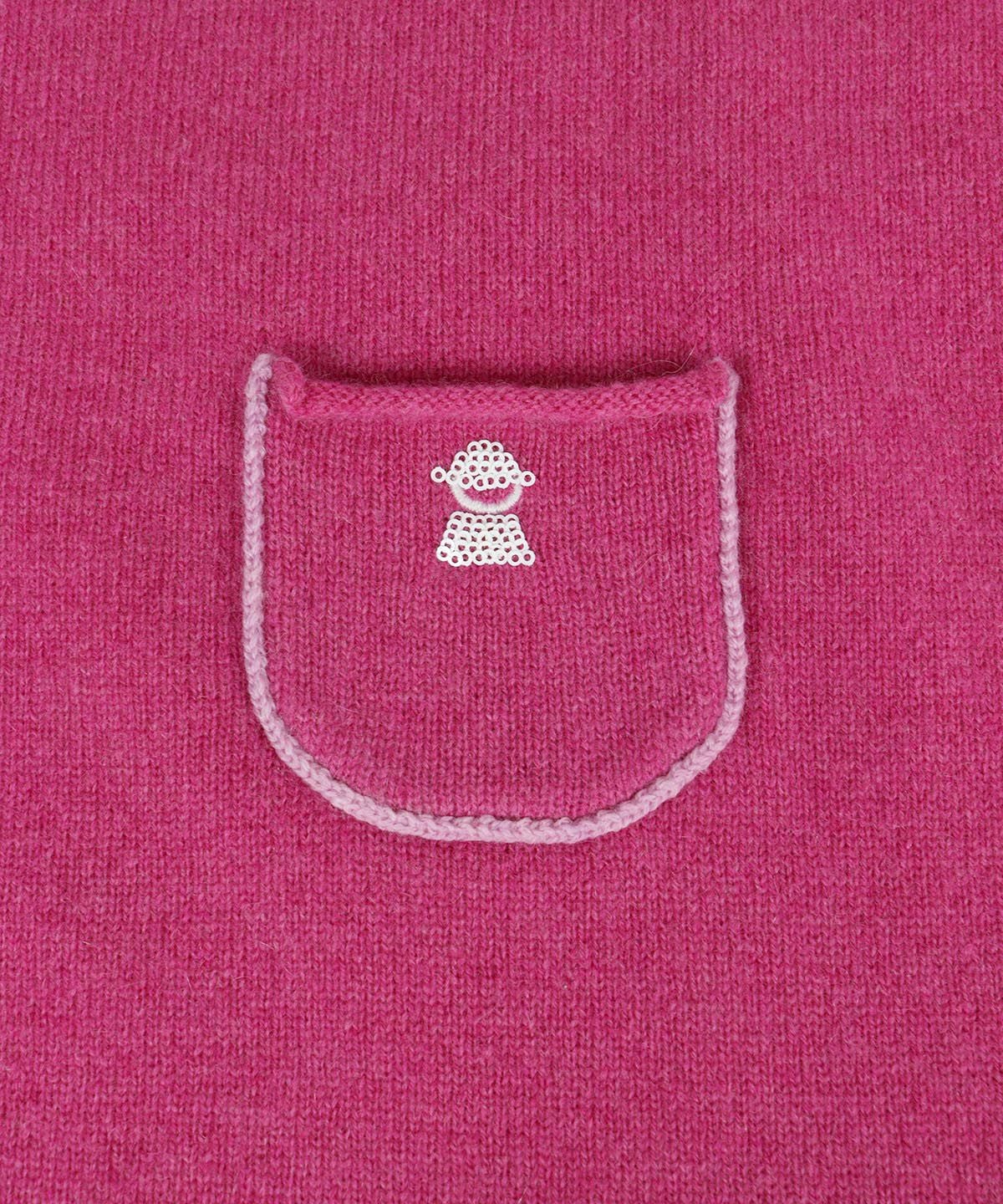 ポケット部分（ピンク）