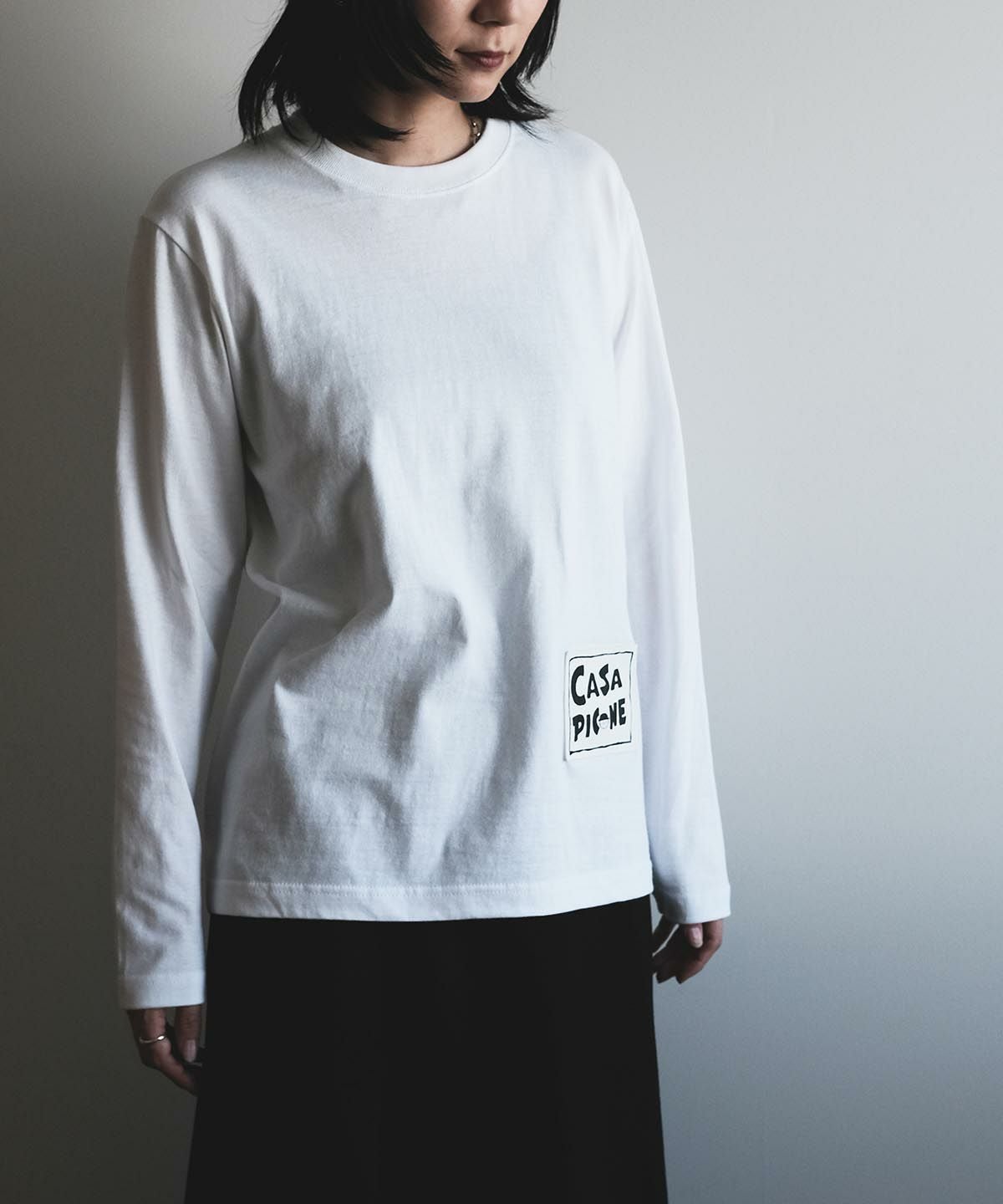 ロングスリーブTシャツ(リンゴ)|カーサピッコーネ - ゴルフウェアや ロングスリーブTシャツ(リンゴ)|カーサピッコーネ - ゴルフウェアや