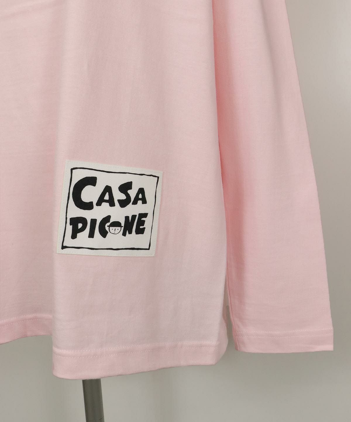 PICONE ピッコーネ Tシャツ   ＊ピンク STUDIO PICONE（スタジオピッコーネ） tシャツ 「オンラインストア
