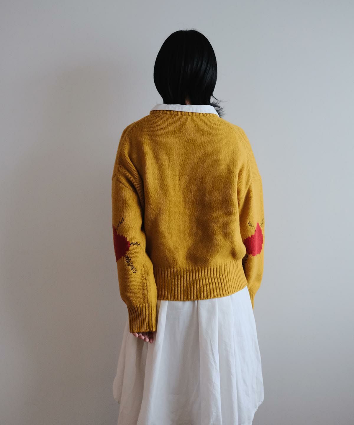 エルボーハートニット|カーサピッコーネ - ゴルフウェアや婦人服通販