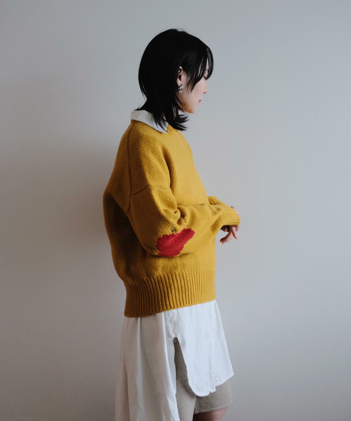 エルボーハートニット|カーサピッコーネ - ゴルフウェアや婦人服通販