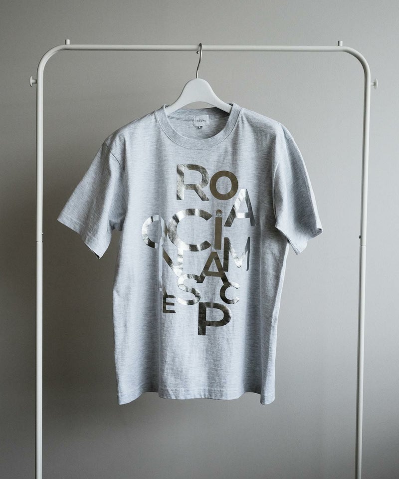 タイポロゴTシャツ（グレー）