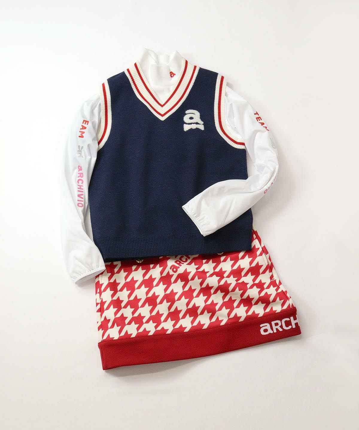 リブライン保温ニットベスト|アルチビオ-アウトレット- - ゴルフウェア