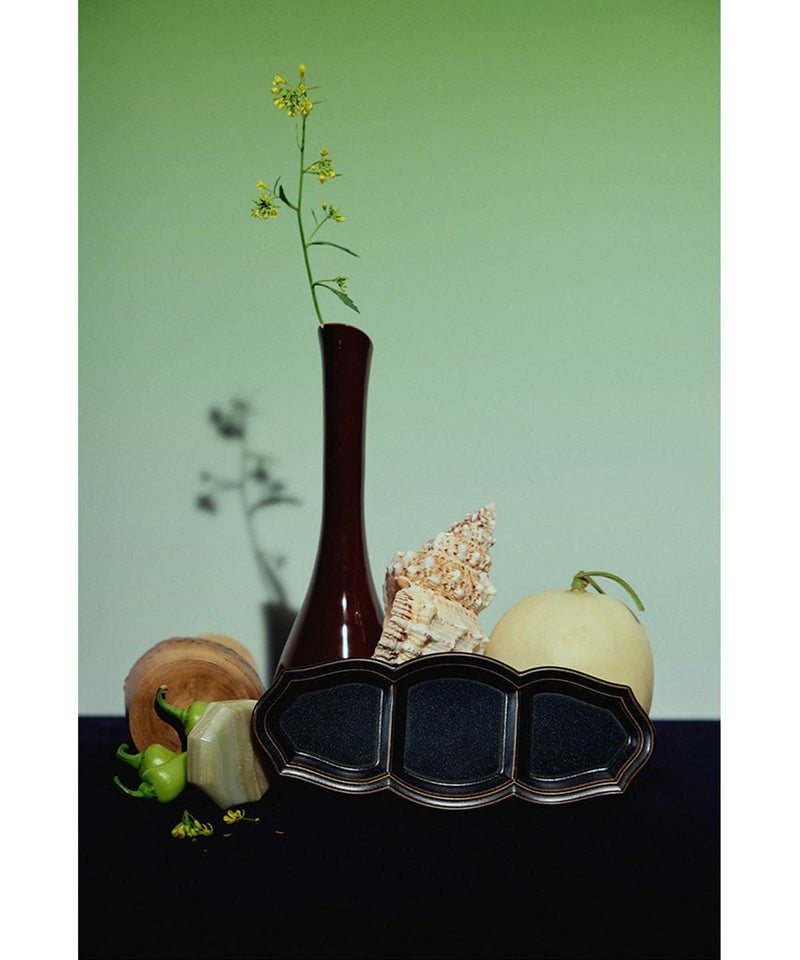 【CASA PICONE select】NU FRAME 3セクションプレート（ホワイト）