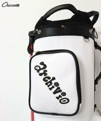 【ARCHIVIO×Chocomoo】スタンド式キャディーバッグ(ホワイト)アップ