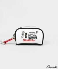 【ARCHIVIO×Chocomoo】ボールケース(ホワイト)前