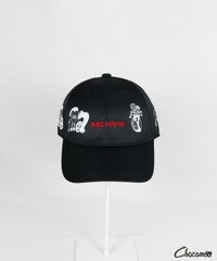 【ARCHIVIO×Chocomoo】キャップ(ブラック)前