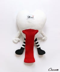 【ARCHIVIO×Chocomoo】人形型ヘッドカバー後(ホワイト)