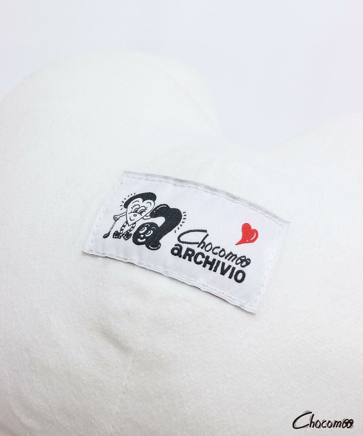 【ARCHIVIO×Chocomoo】人形型ヘッドカバー後ろタグアップ(ホワイト)