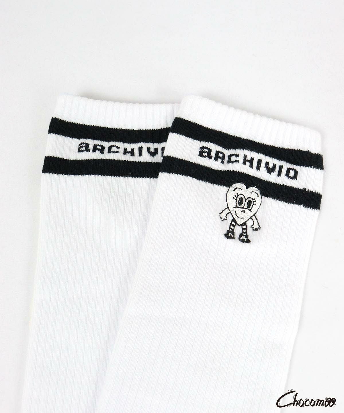 ARCHIVIO×Chocomoo】刺繍ハイソックス|アルチビオ-アウトレット