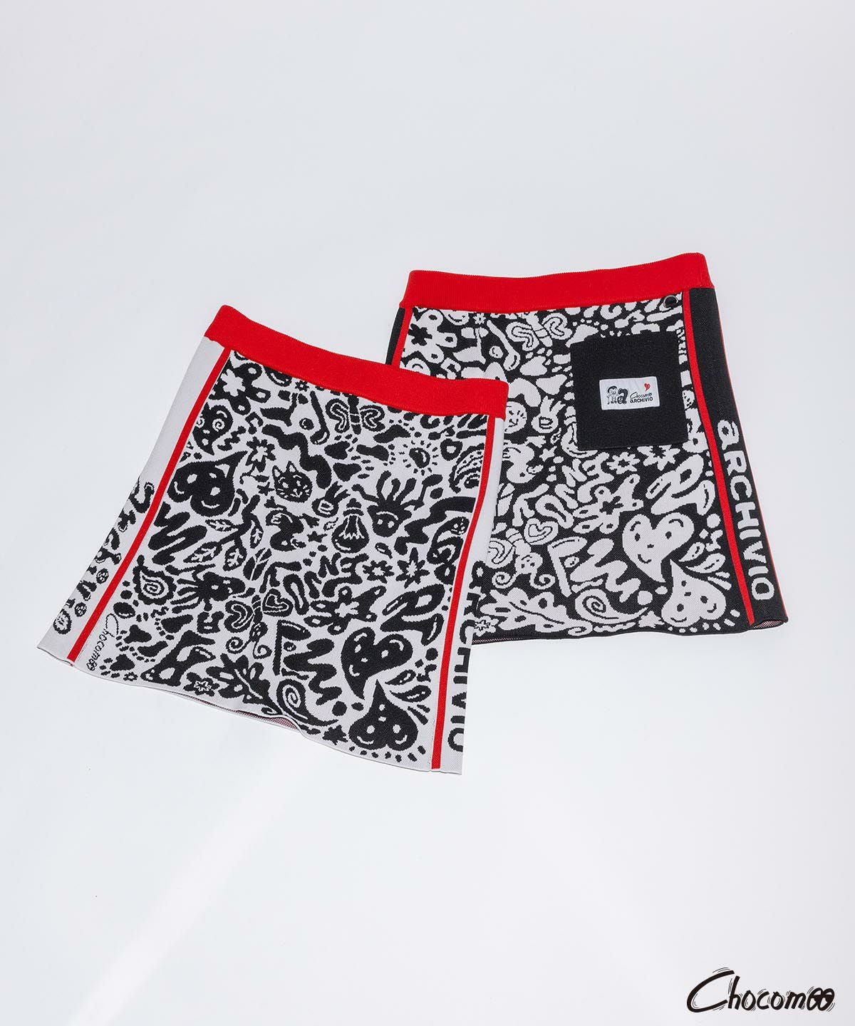 ARCHIVIO×Chocomoo】総柄ニットスカート|アルチビオ-アウトレット