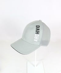 【メンズ】メッシュ切替キャップ(ライトグレー）