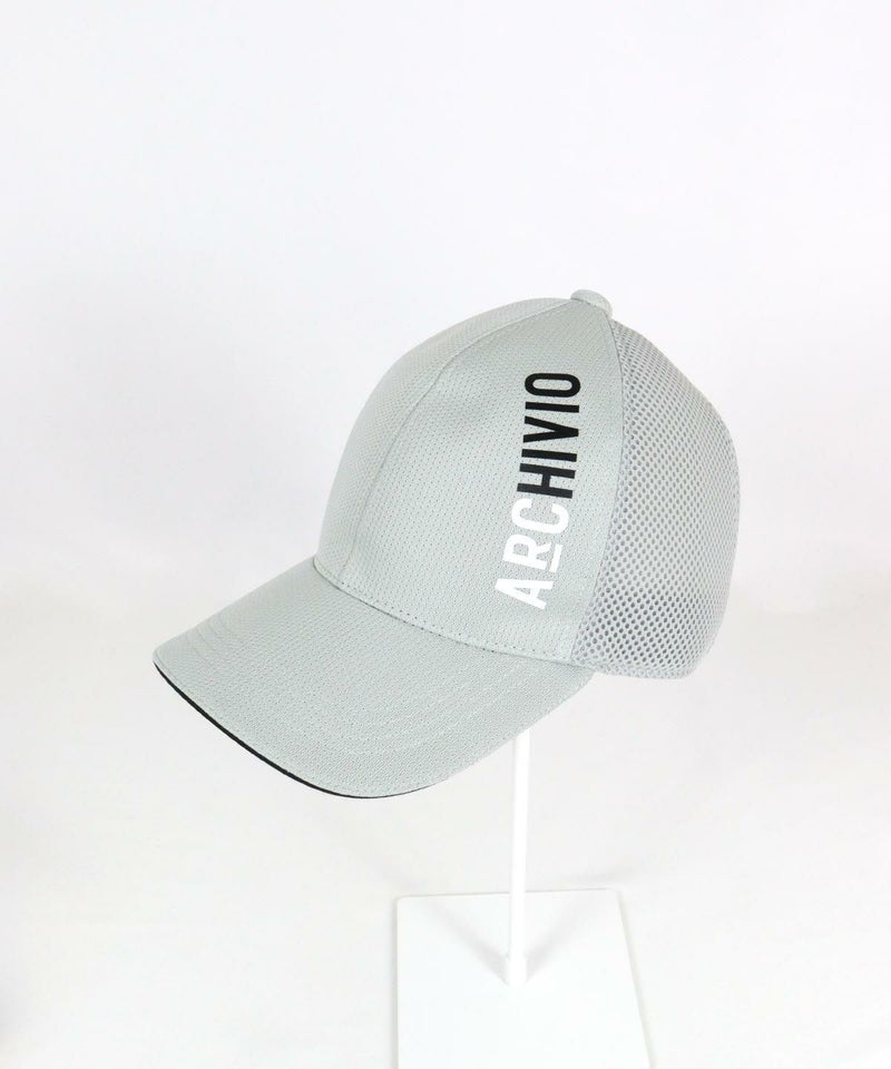 【メンズ】メッシュ切替キャップ(ライトグレー）