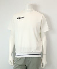 【メンズ】リブUVプルオーバー（ホワイト）