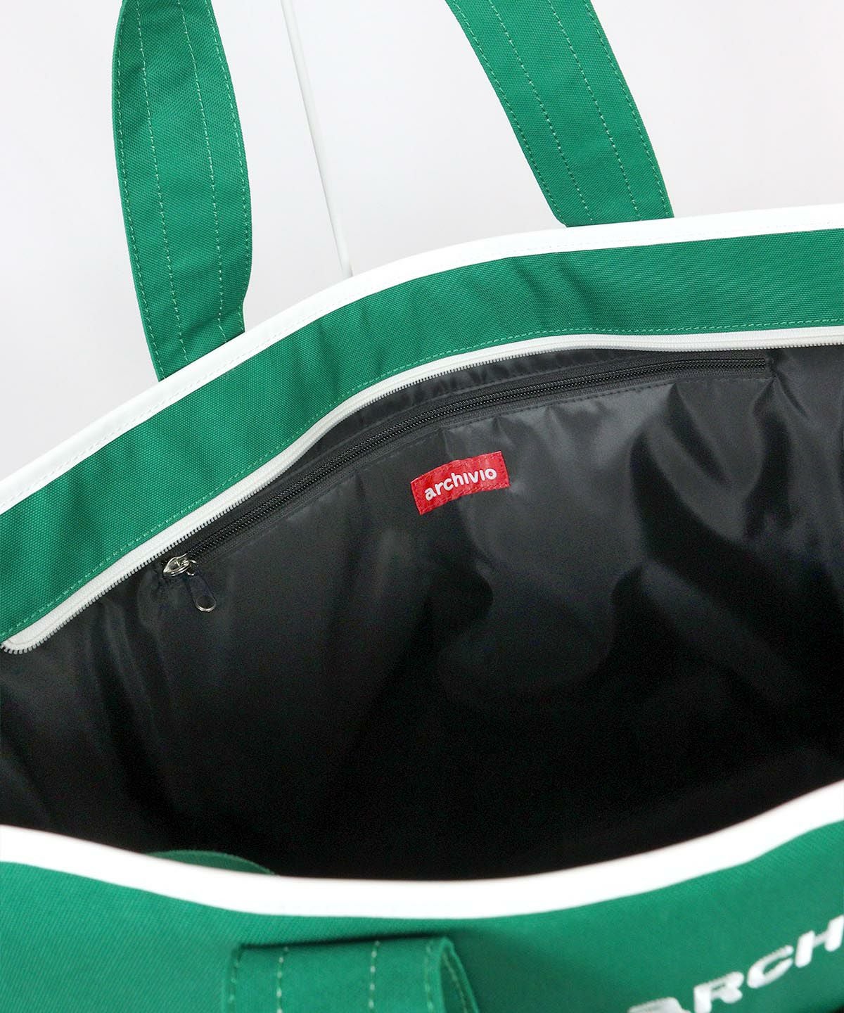 内側ポケット部分(グリーン)