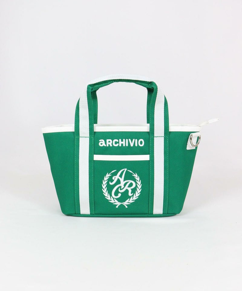 エンブレム風刺繍カートバッグ（グリーン）