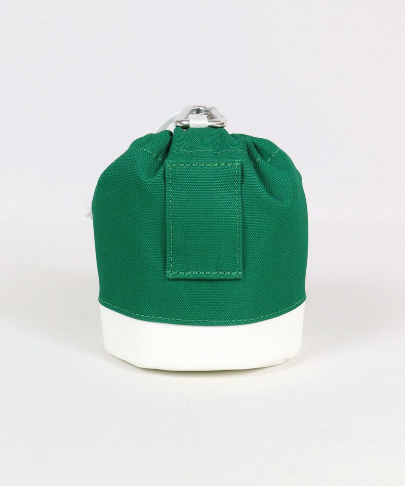 エンブレム風刺繍ポーチ後（グリーン）