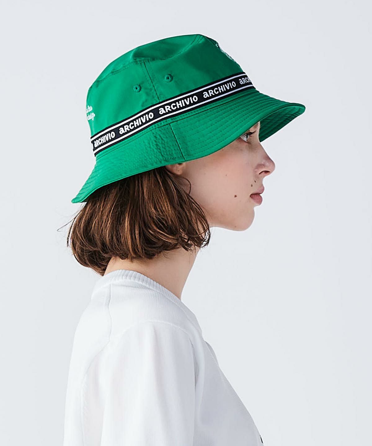 エンブレム風刺繍バケットハット|アルチビオ - ゴルフウェアや婦人服通販
