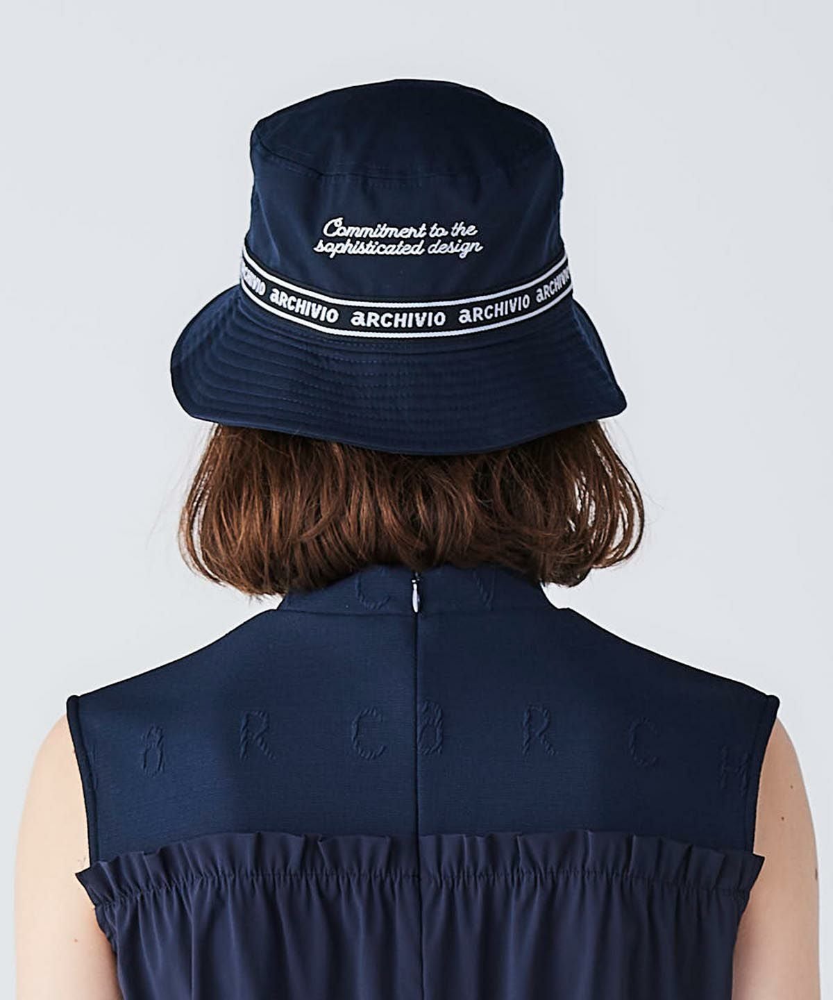 エンブレム風刺繍バケットハット|アルチビオ - ゴルフウェアや婦人服通販