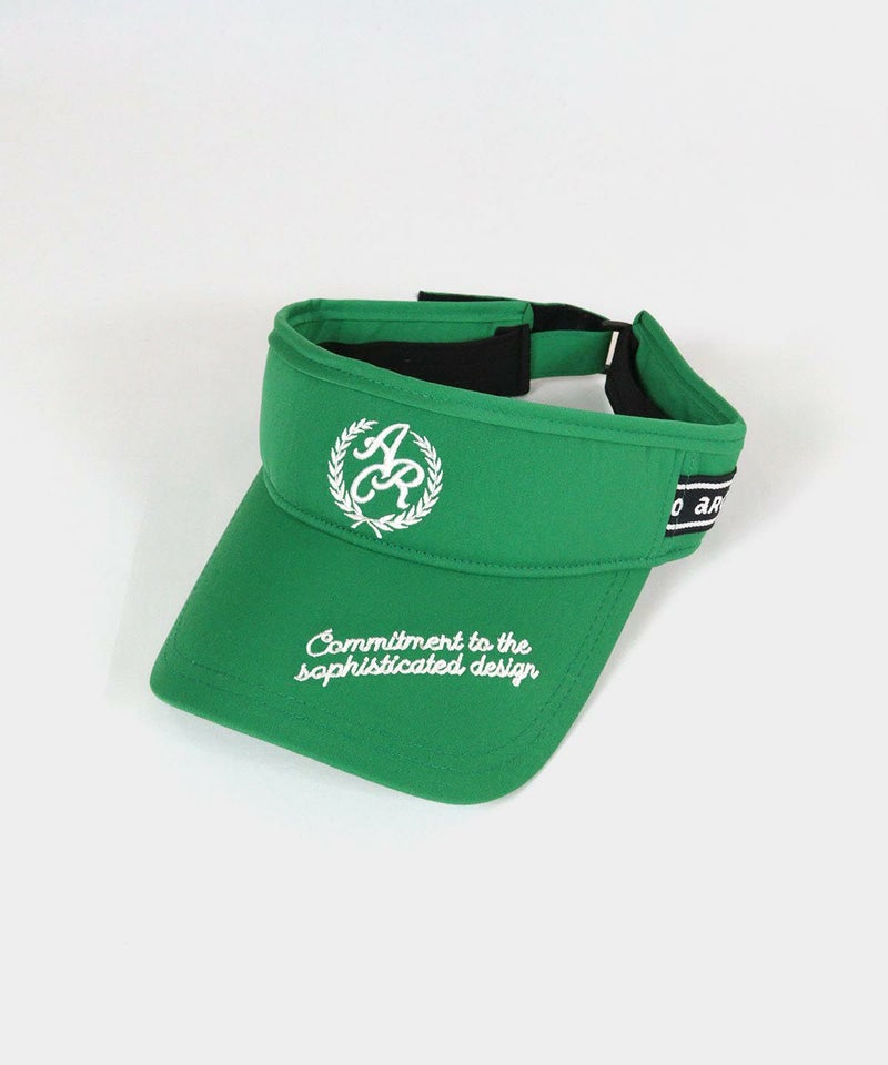 エンブレム風刺繍サンバイザー（グリーン）