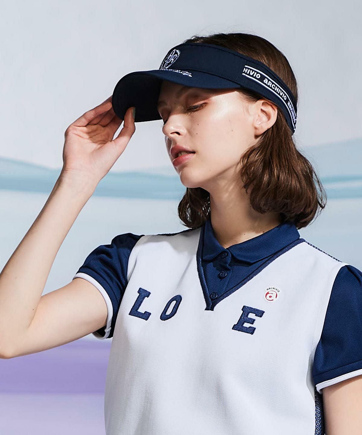 モデル着用画像（ネイビー）