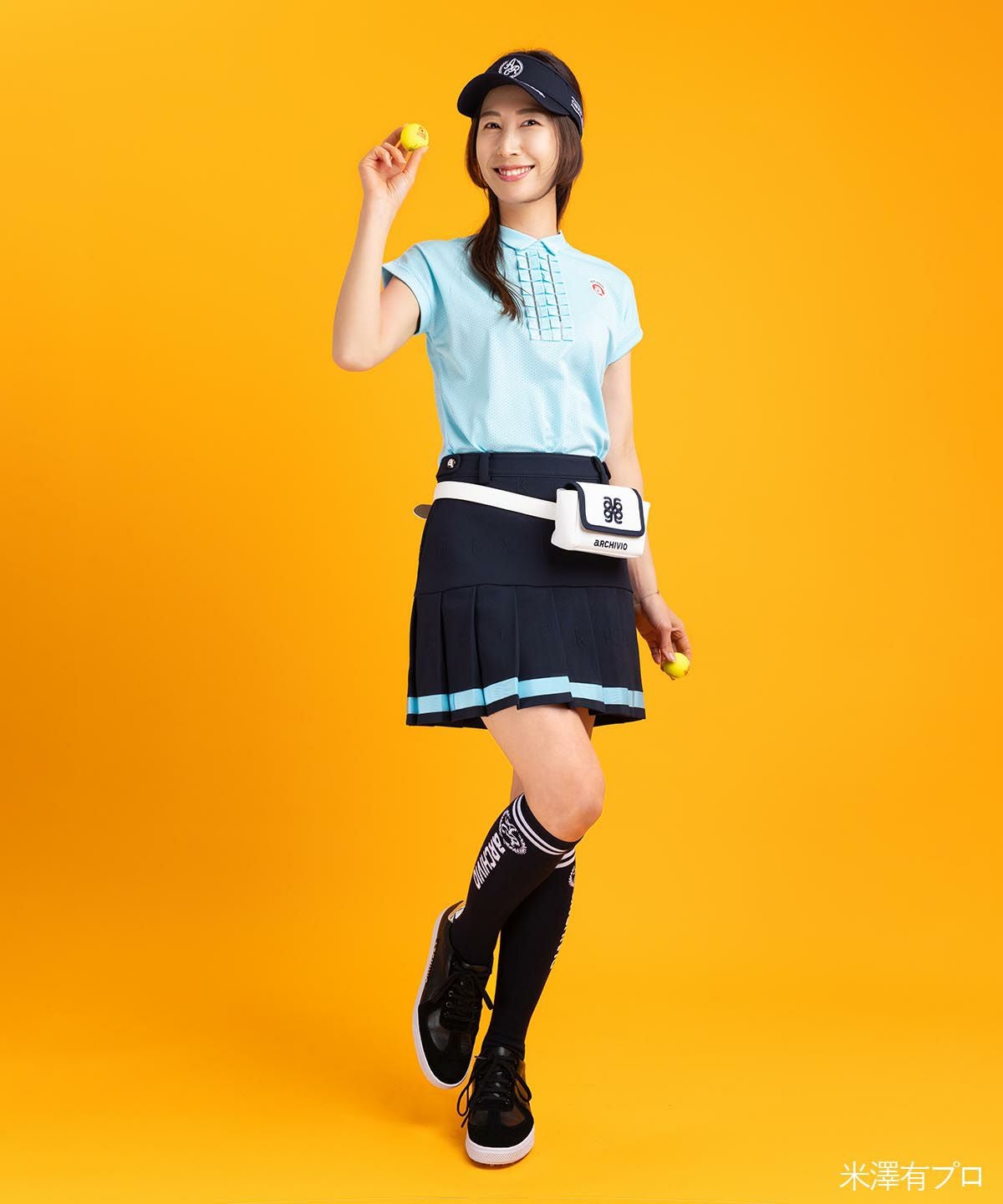 エンブレム風ロゴハイソックス|アルチビオ-アウトレット- - ゴルフ