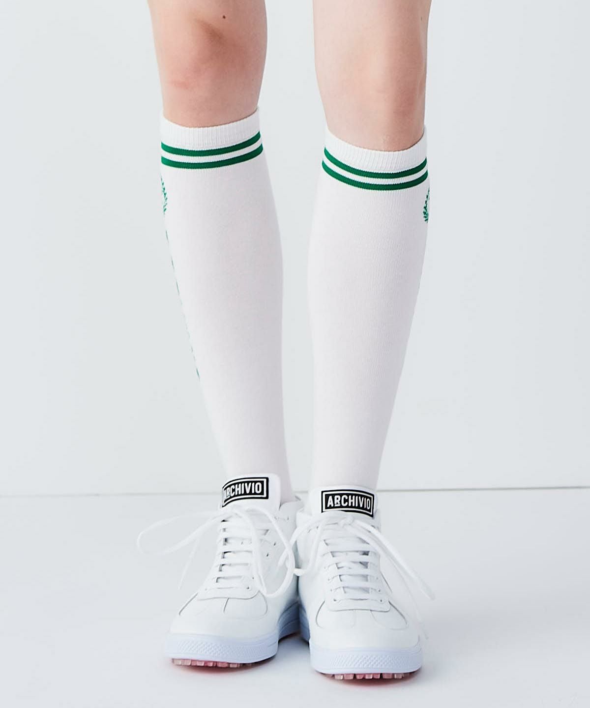 エンブレム風ロゴハイソックス|アルチビオ-アウトレット- - ゴルフ