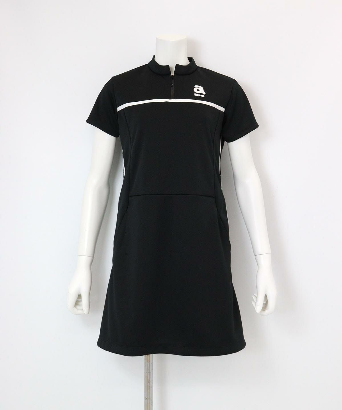 サイドラインワンピース(ブラック)前